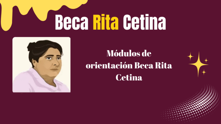 Módulos de orientación Beca Rita Cetina